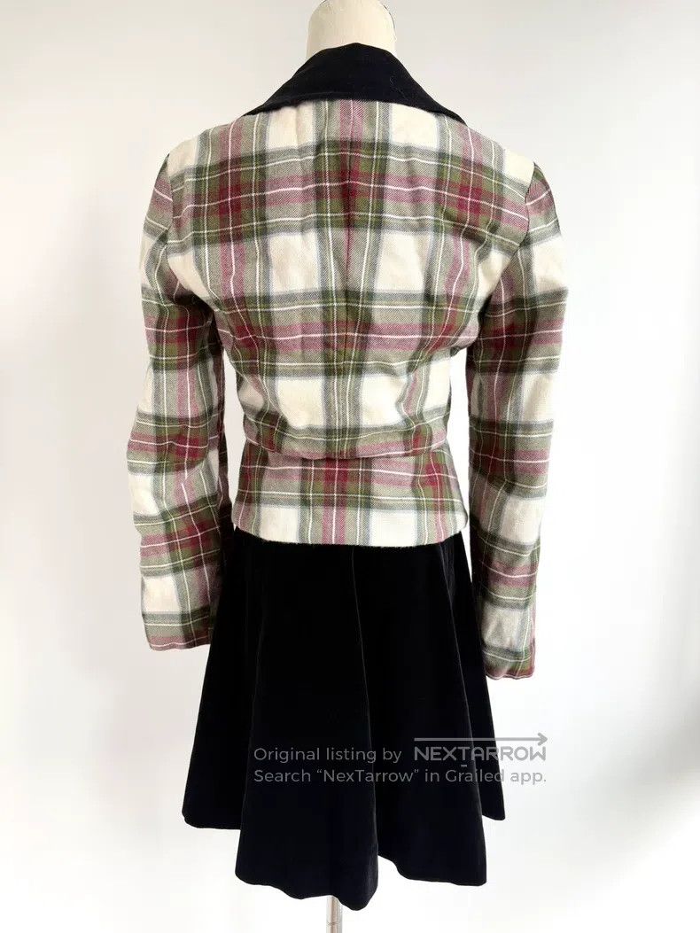 Vivienne Westwood Vivienne Westwood Plaid Velvet Patchwork Suit Set Size M / US 6-8 / IT 42-44 - 5 Thumbnail