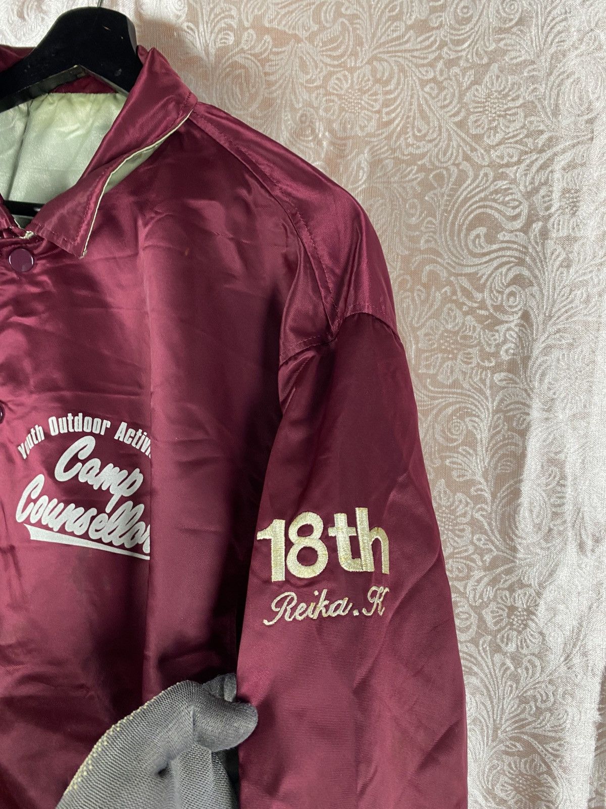 Vintage Vintage 90s VP Outerhouse Satin Coach Jacket Made in USA Size US L / EU 52-54 / 3 - 11 Thumbnail