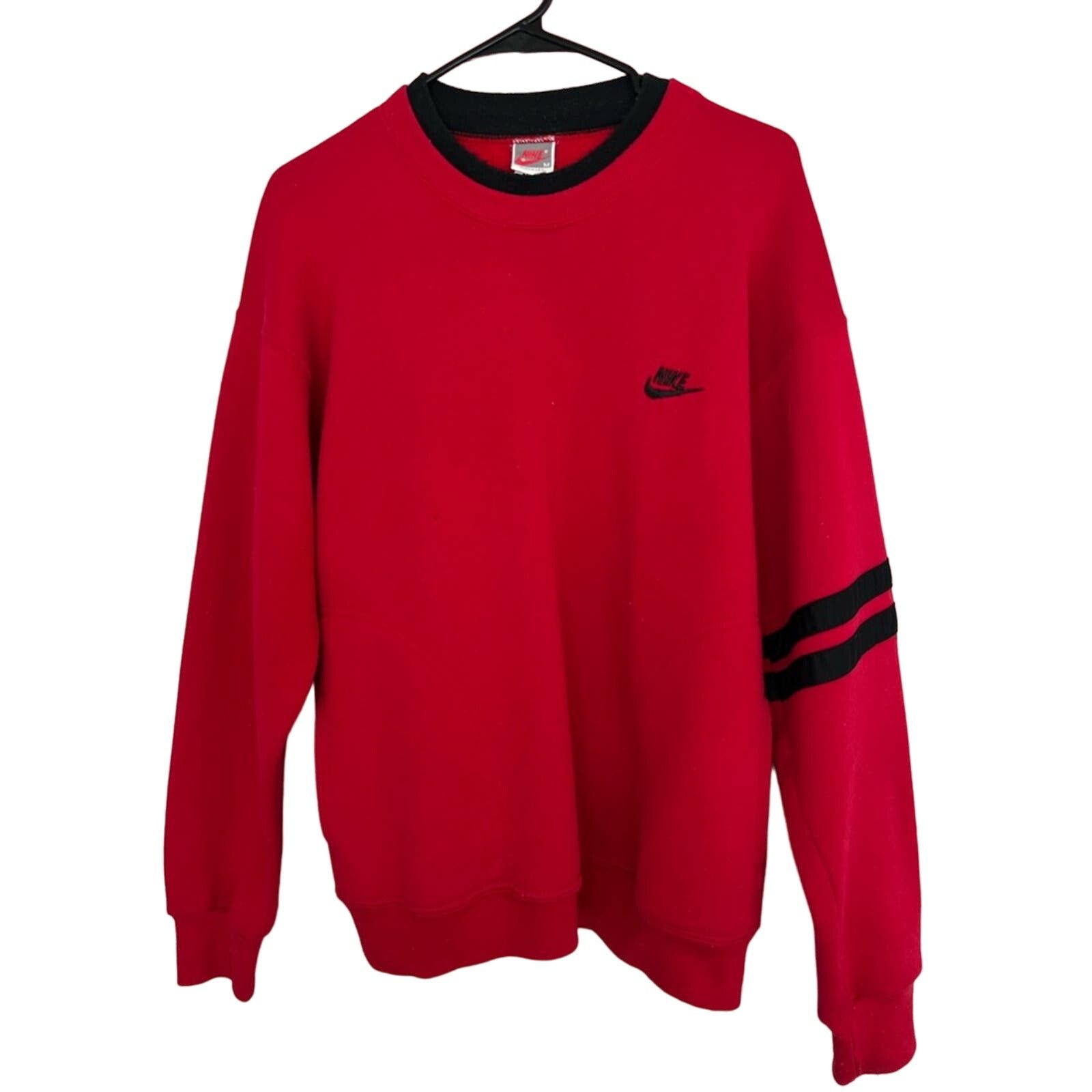 Nike Vintage 90’s Nike Sweatshirt Bred W/Pockets MADE IN USA Size US M / EU 48-50 / 2 - 1 Thumbnail