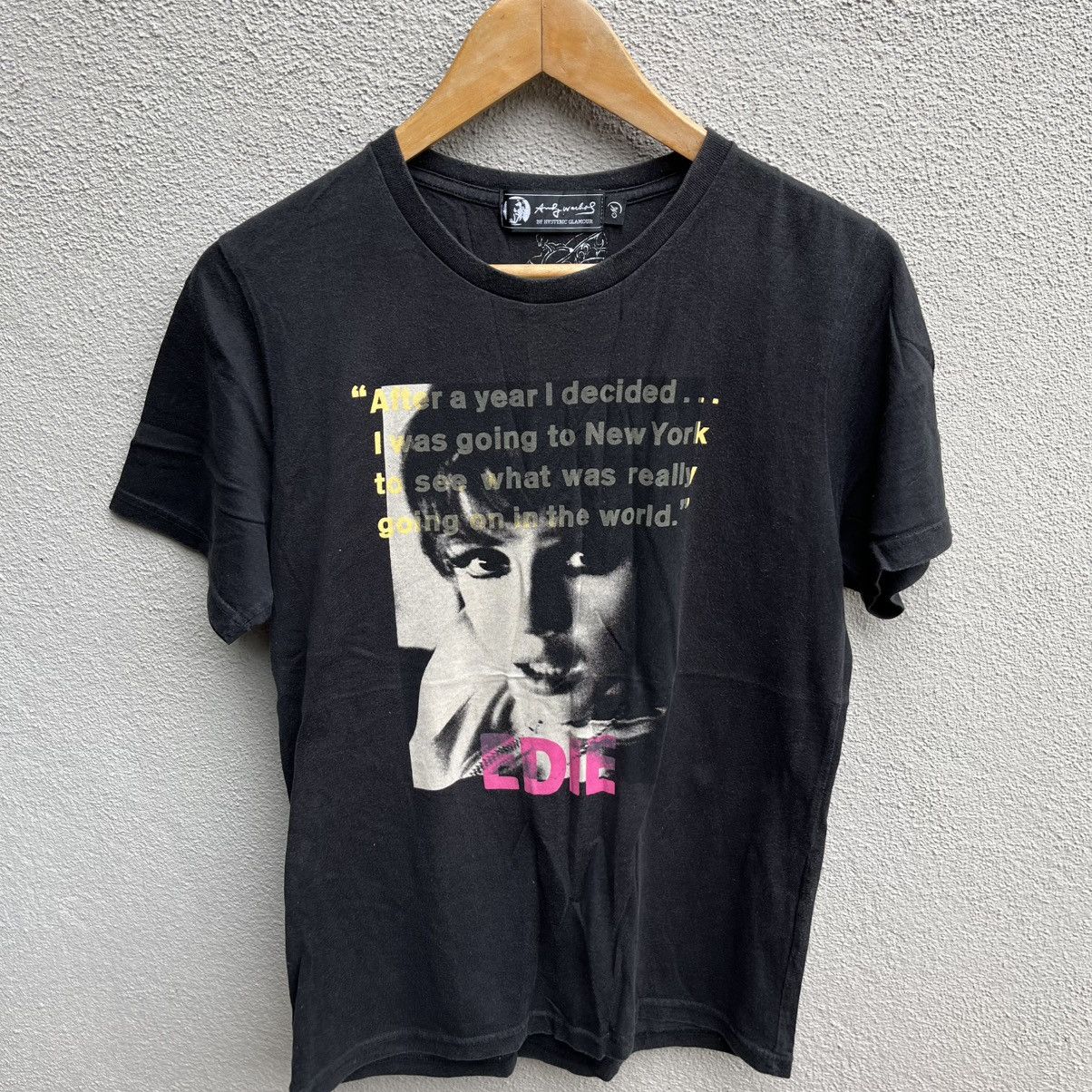 Andy Warhol × Hysteric Glamour HYSTERIC GLAMOUR Edie Sedgwick photo tee Size US S / EU 44-46 / 1 - 2 Thumbnail