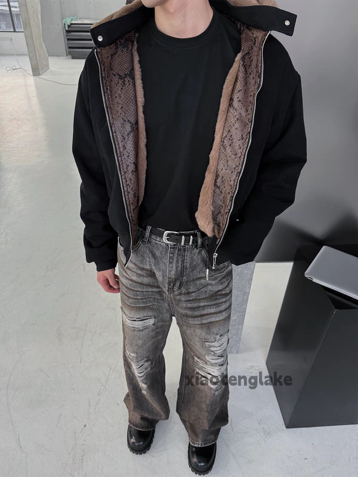 Jean × Vintage Washed faded cleanfit yuppie bootcut grunge jeans Size US 32 / EU 48 - 6 Thumbnail
