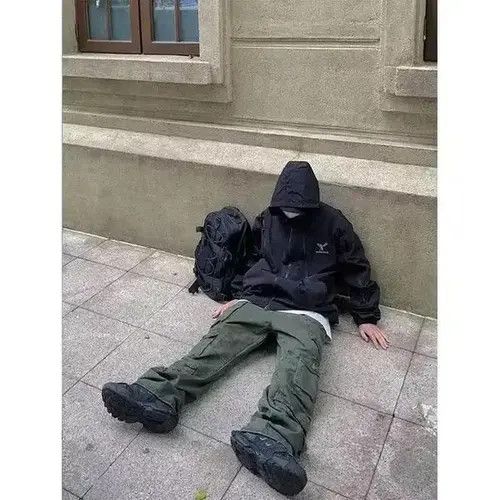 Japanese Brand × Vintage baggy street pants with many pockets Size US 32 / EU 48 - 4 Thumbnail