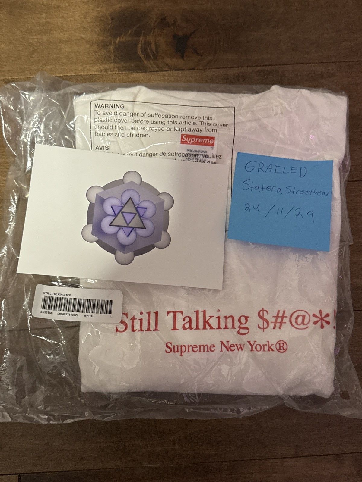 Supreme SUPREME Still Talking Tee White/Red SS22 Size US S / EU 44-46 / 1 - 9 Thumbnail