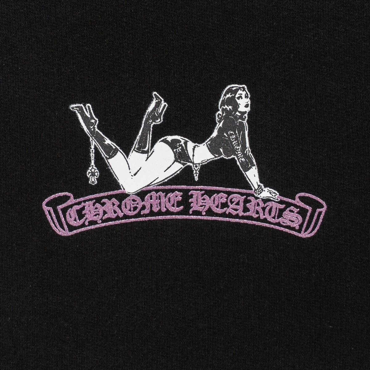 Chrome Hearts x Deadly Doll Online Exclusive Plus Logo Hooded Sweatshirt Size US M / EU 48-50 / 2 - 4 Thumbnail