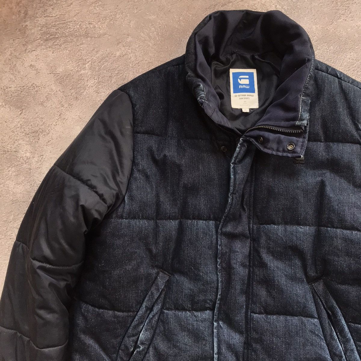 Vintage Vintage 90s G-Star Raw Quilted Puffer Jacket Streetwear XL Size US XL / EU 56 / 4 - 2 Thumbnail
