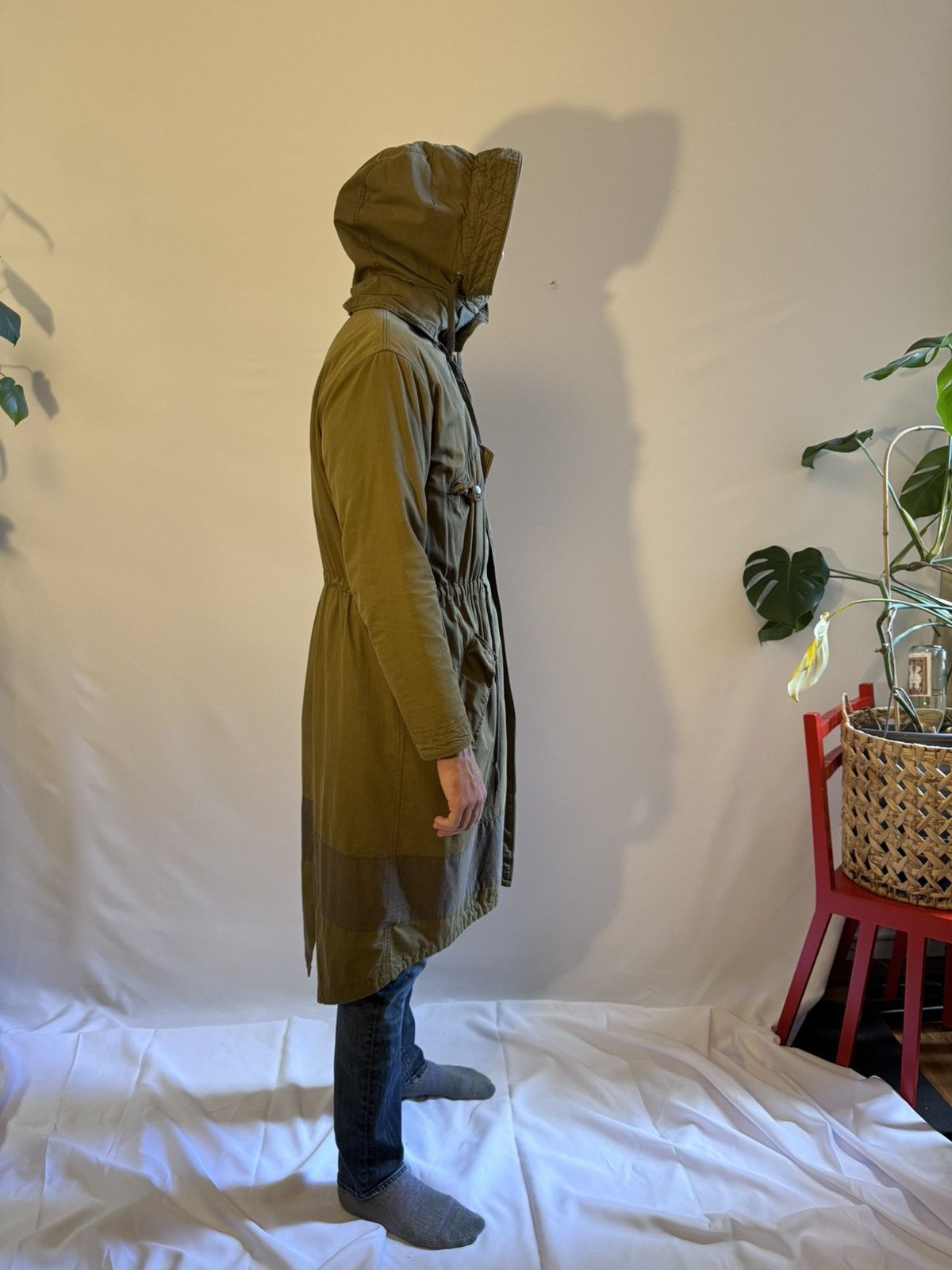 Robert Geller FW 2014 Hooded Military Parka removable quilted lining Size US L / EU 52-54 / 3 - 2 Thumbnail