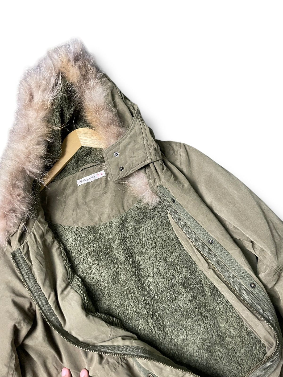Japanese Brand × Vintage CUTIE BLONDE Sherpa Lining Military Jacket (80) Size US L / EU 52-54 / 3 - 7 Thumbnail