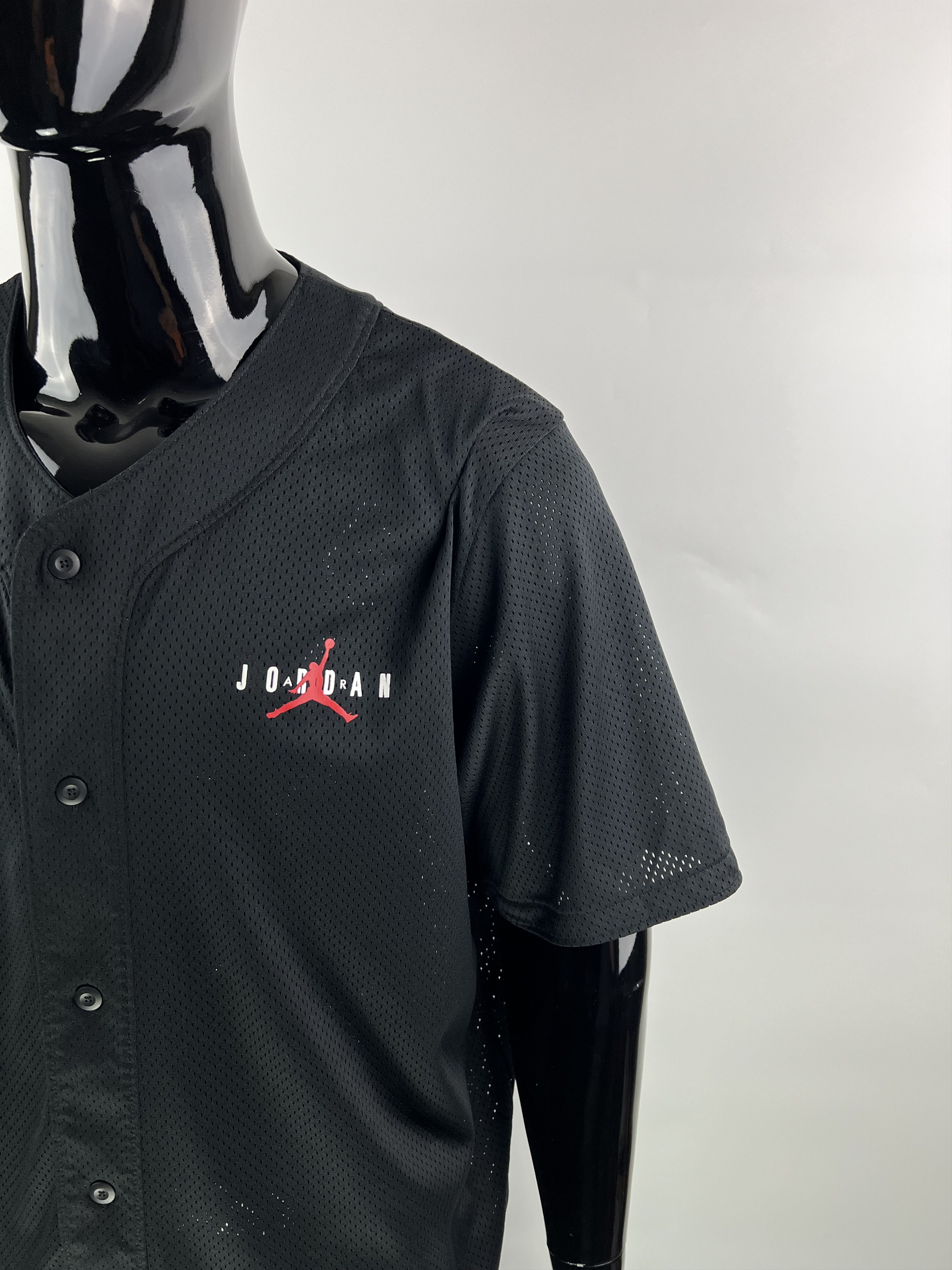 Jordan Brand Jordan Black Mesh Jersey Size XXL Size US XXL / EU 58 / 5 - 3 Thumbnail