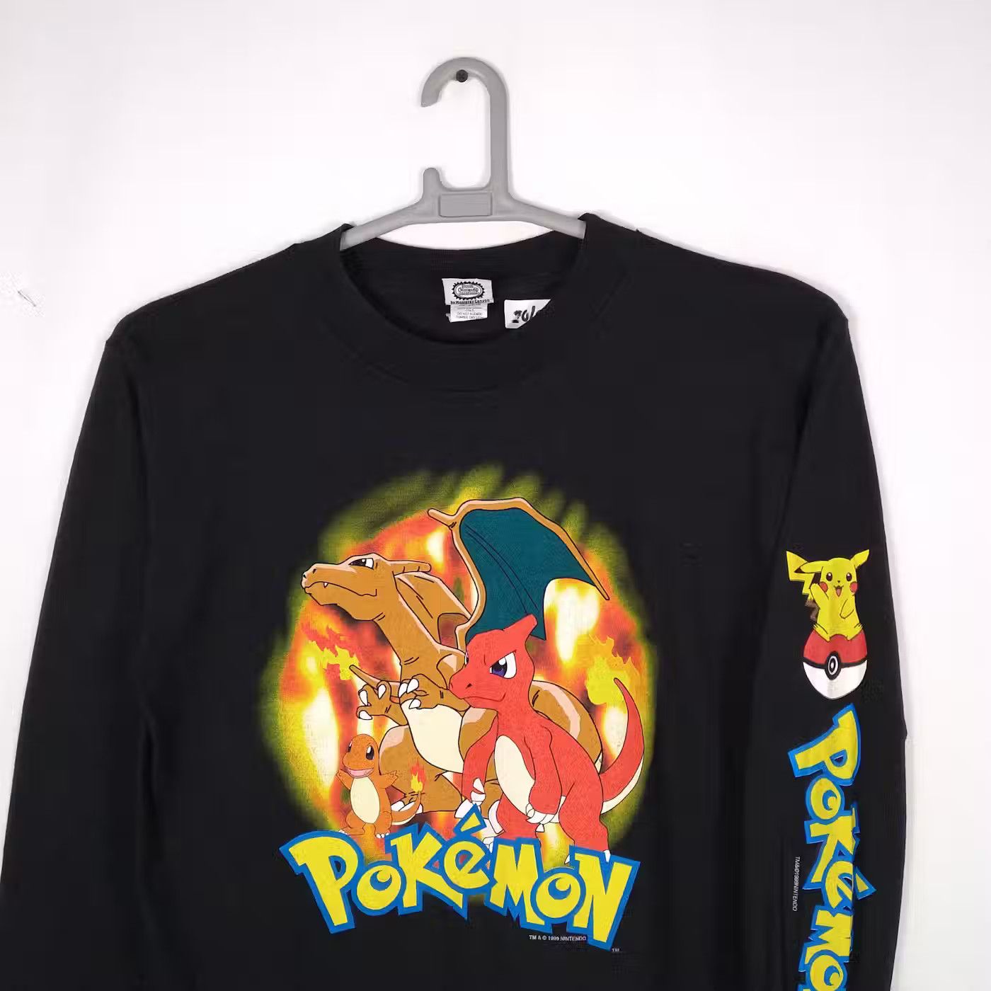 Nintendo Rare Vintage 90s Pokemon Evolution Charmander By Nintendo Size US M / EU 48-50 / 2 - 2 Thumbnail