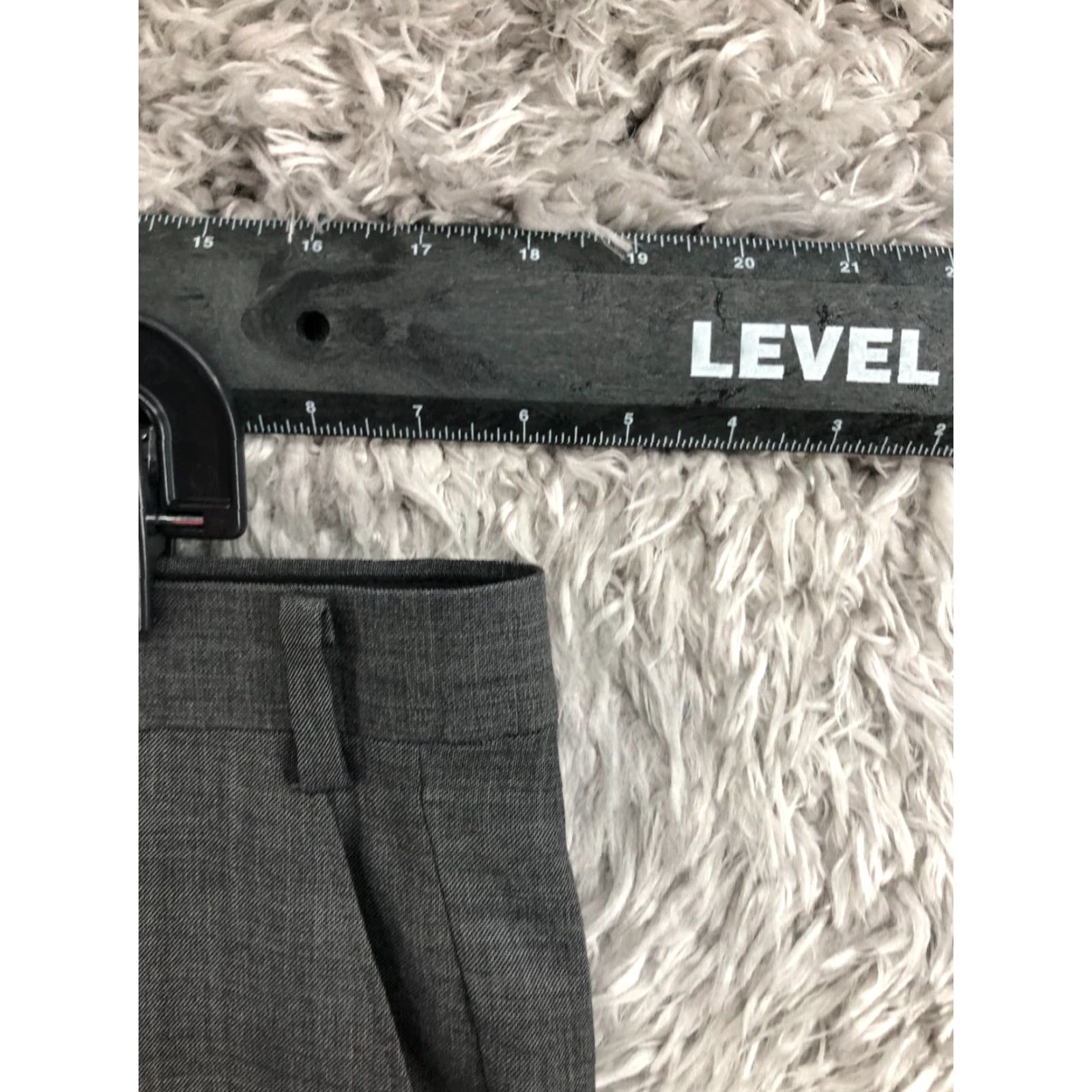 Ralph Lauren Lauren Ralph Lauren 100% Wool Gray Dress Pants Men 36 Flat Front Hook Eye Solid Logo Straight Classic Size US 36 / EU 52 - 2 Thumbnail