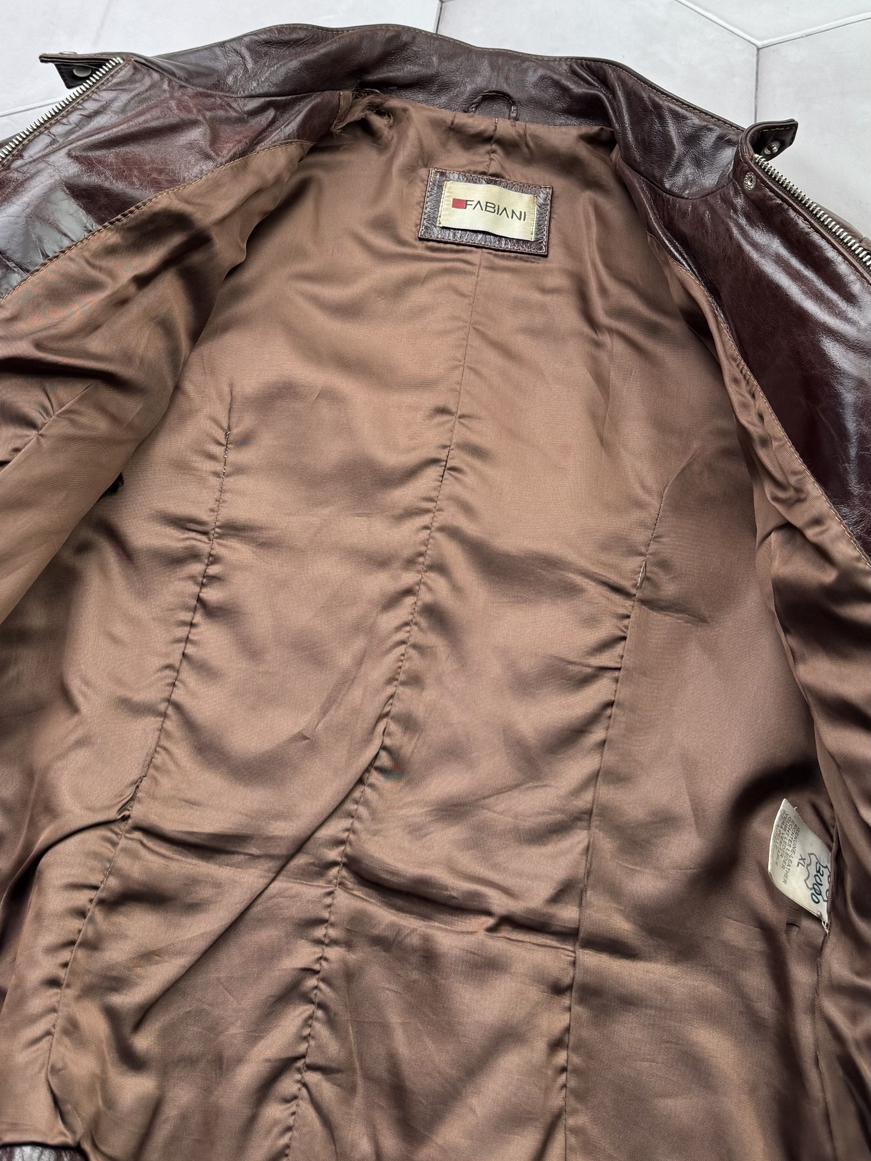 Vintage Vintage Cropped Leather Jacket Size L / US 10 / IT 46 - 4 Thumbnail
