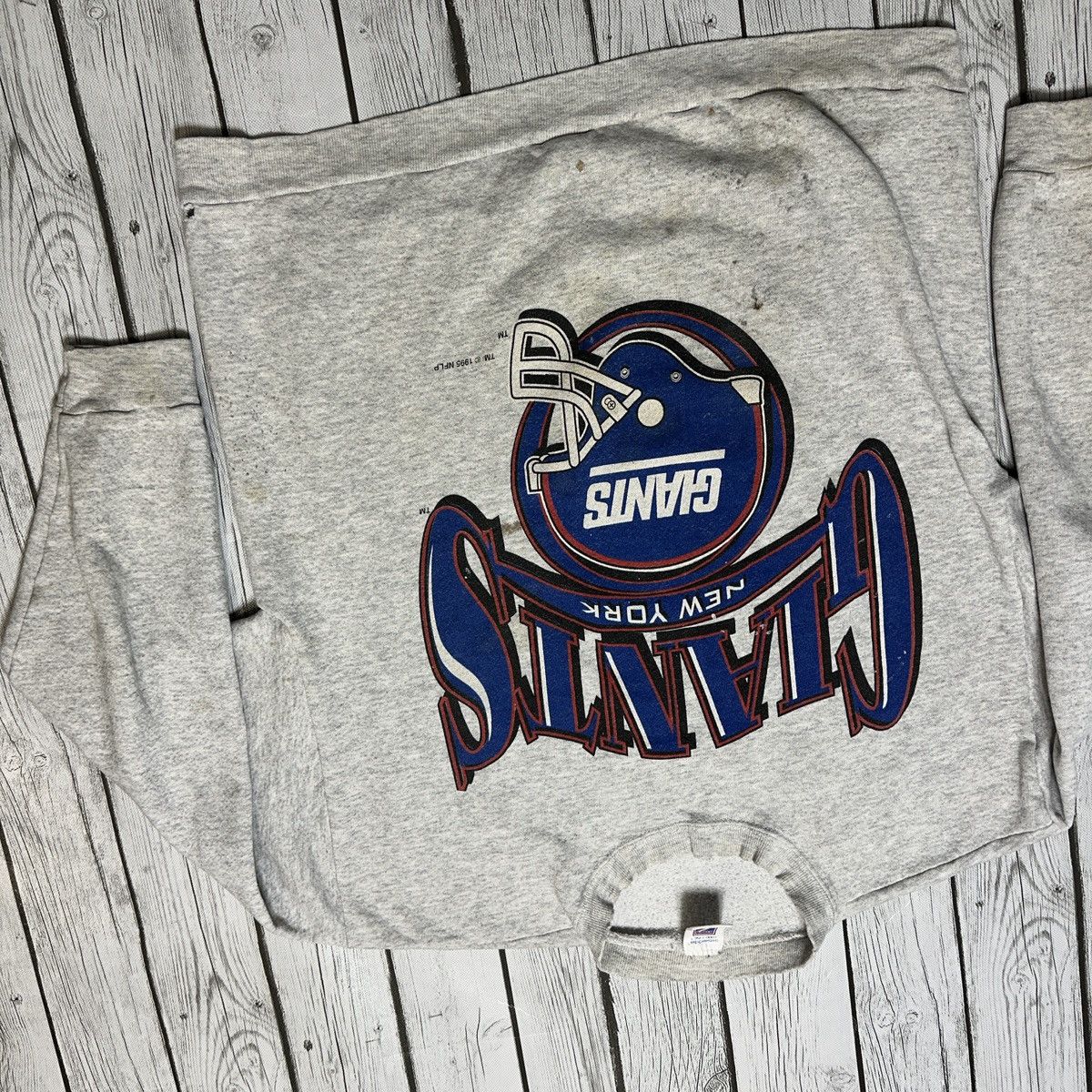 Logo 7 × NFL × Vintage Vintage New York Giants sweatshirt Size US L / EU 52-54 / 3 - 4 Thumbnail