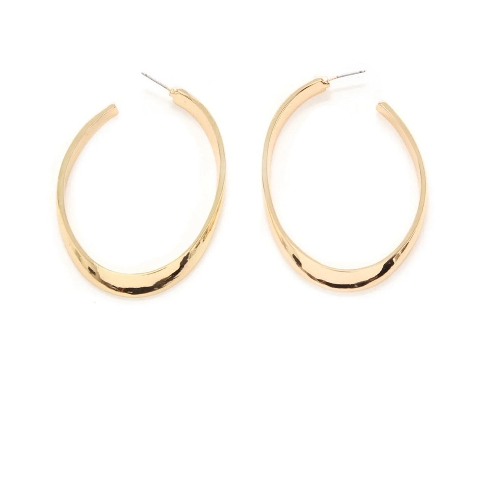 Other FASHION NOVA Simple But Chic Hoop Earrings NWT Size ONE SIZE - 3 Thumbnail