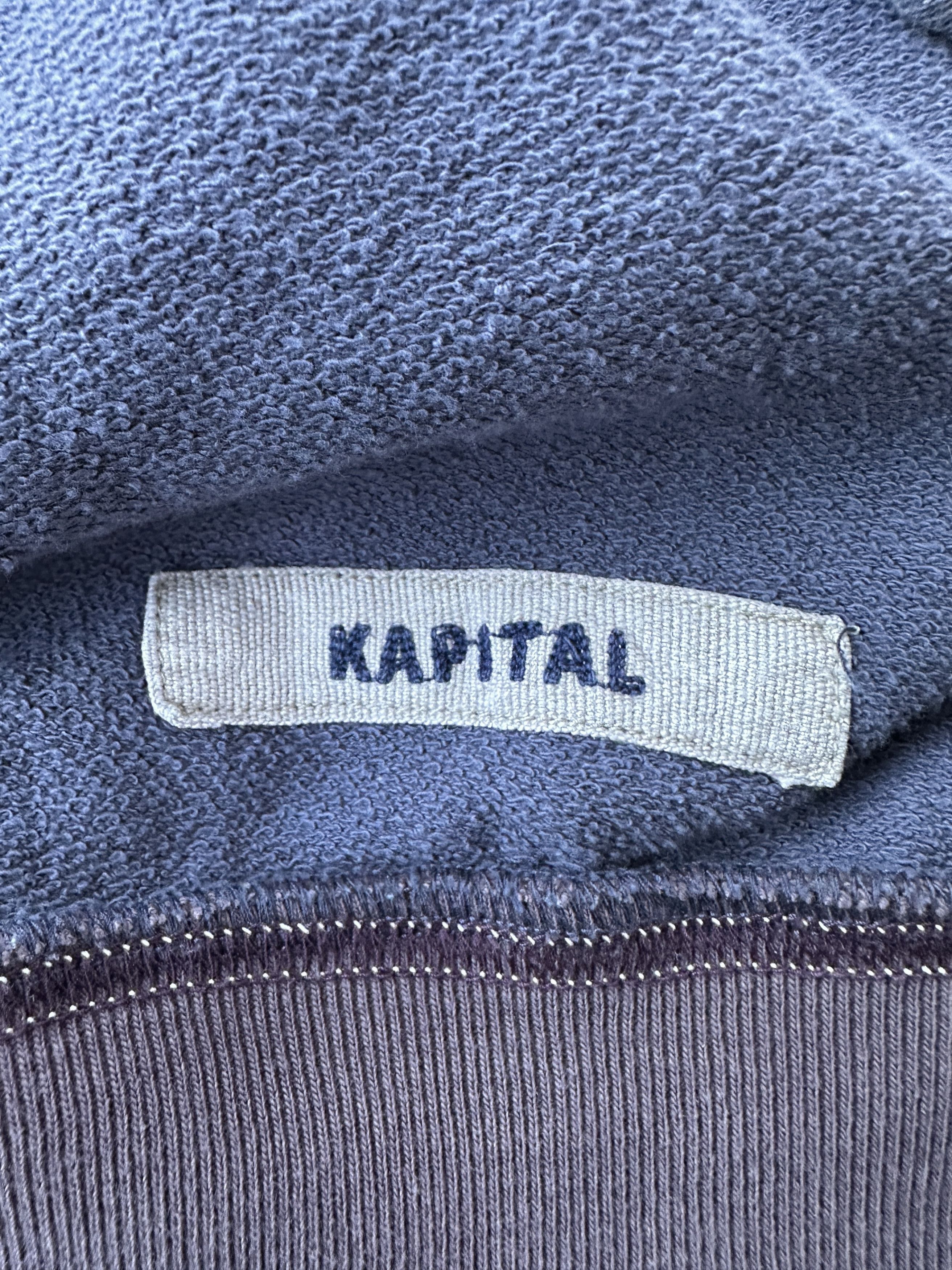Kapital Kapital 2 TONES French Terry Zip up hoodie Size US L / EU 52-54 / 3 - 9 Thumbnail