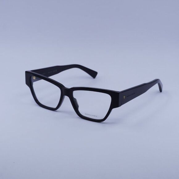 Bottega Veneta Bottega Veneta BV1288O 001 Eyeglasses Black Cat Eye 55mm Size ONE SIZE - 4 Thumbnail