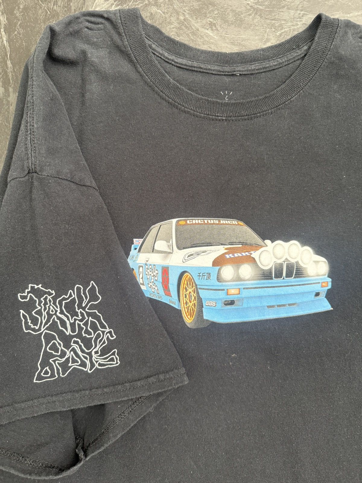 Travis scott jack boys bmw m3 tee size XL