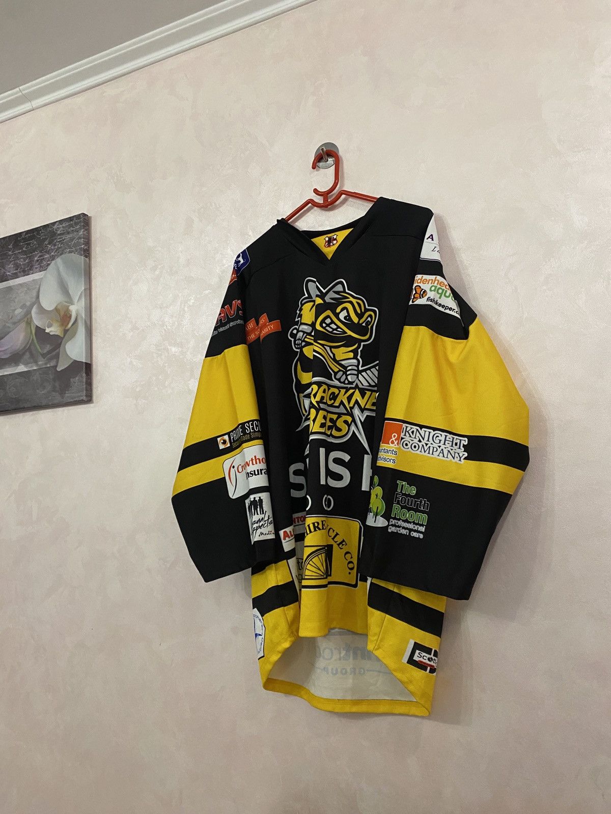 Other Bracknell Bees Jersey!RARE!team jersey53 Size US L / EU 52-54 / 3 - 1 Thumbnail