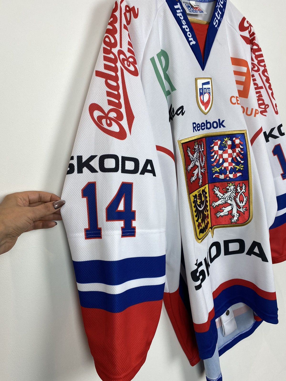 Reebok Czech Republic Jersey 2011-2012 Hockey Tour Reebok Shirt Size US XXL / EU 58 / 5 - 11 Thumbnail