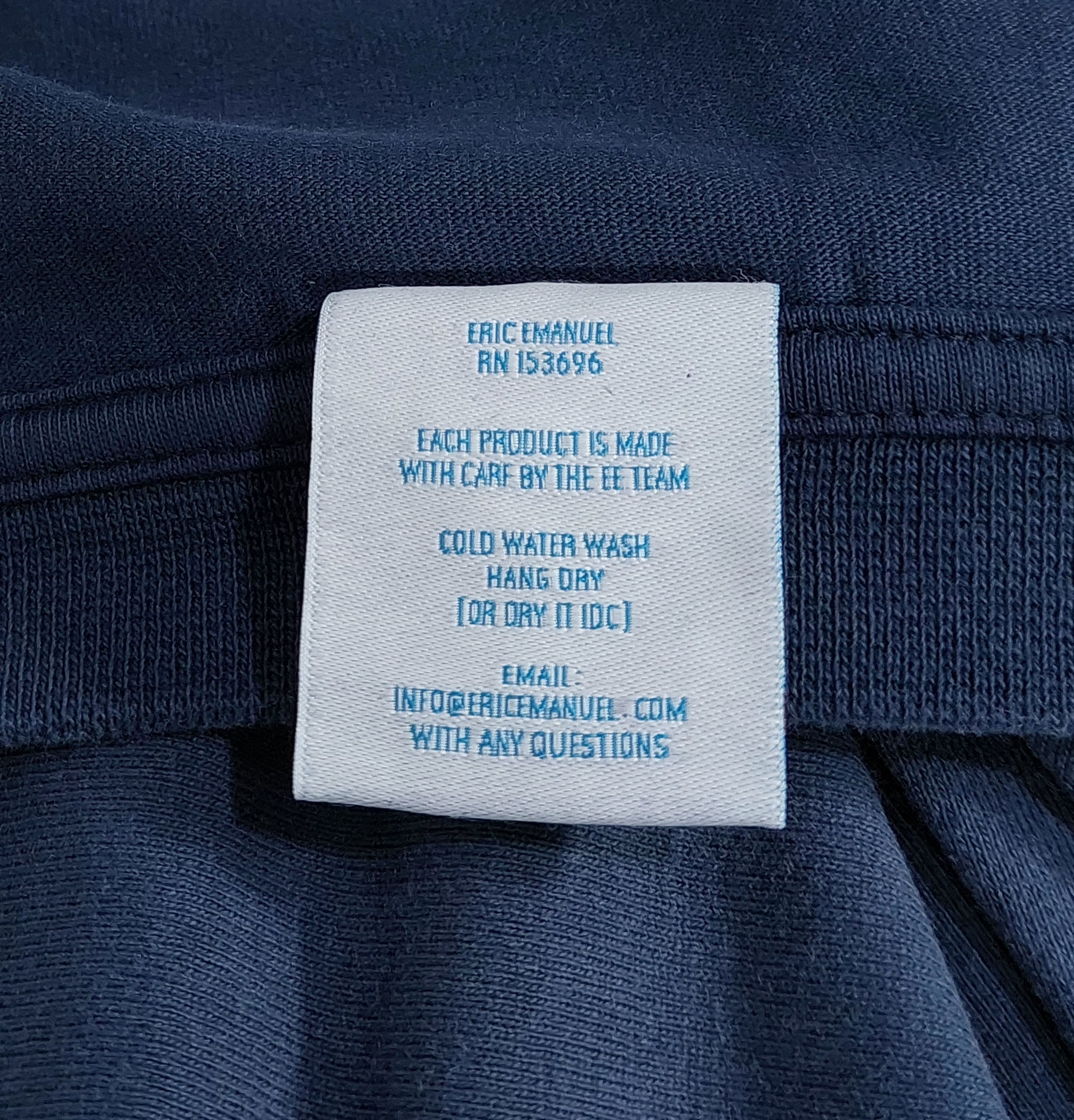 Eric Emanuel EE NYC short sleeve tshirt - washed blue S Size US S / EU 44-46 / 1 - 4 Thumbnail