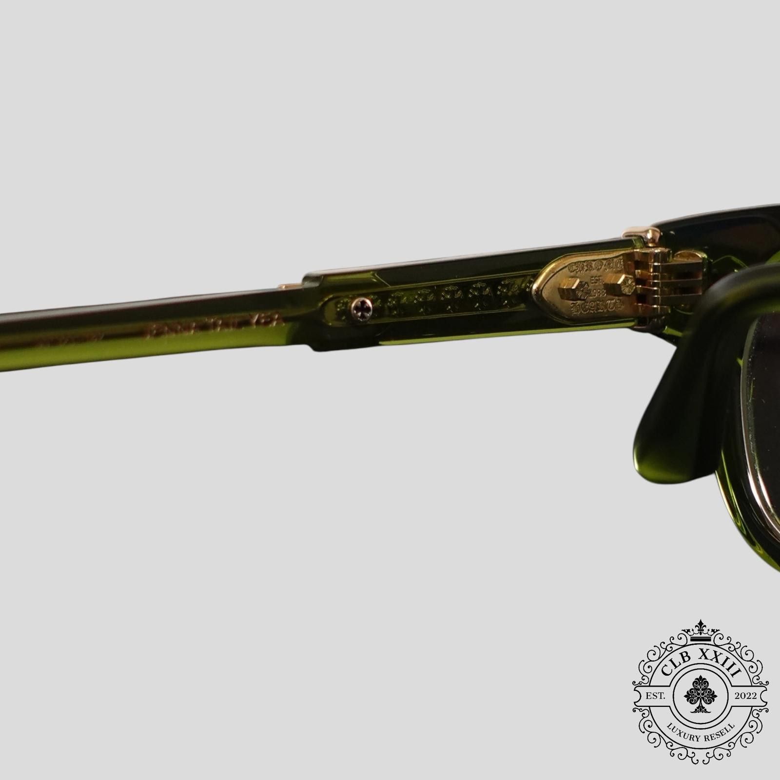 Chrome Hearts Chrome Hearts Jenna Tail Yea Glasses in Green Size ONE SIZE - 5 Thumbnail