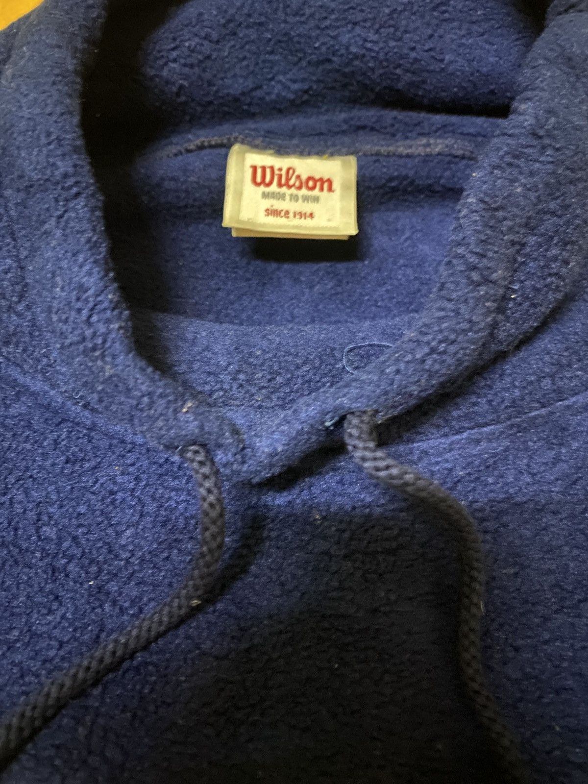 Wilson Vintage Wilson Sportwear Embroidery Spellout Big Logo Fleece Size US XL / EU 56 / 4 - 7 Thumbnail