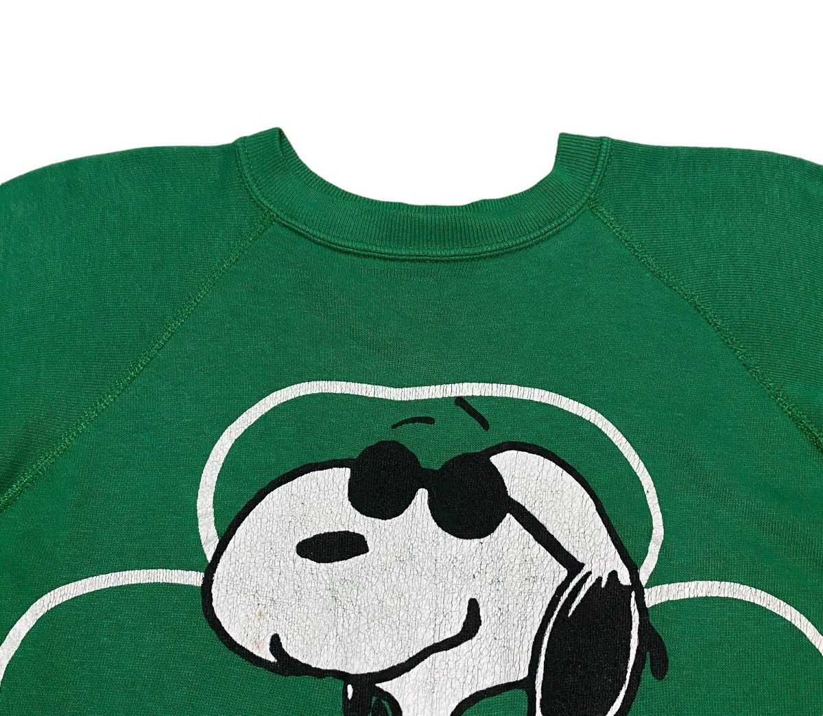 Peanuts × Vintage Vintage Peanut Snoopy Joe Irish Sweatshirt 1990a Size US L / EU 52-54 / 3 - 7 Thumbnail