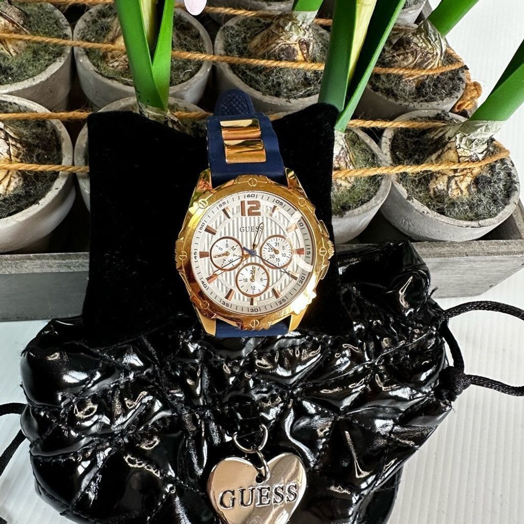 Guess Guess Rubber Band with rose gold watch Size ONE SIZE - 1 Thumbnail