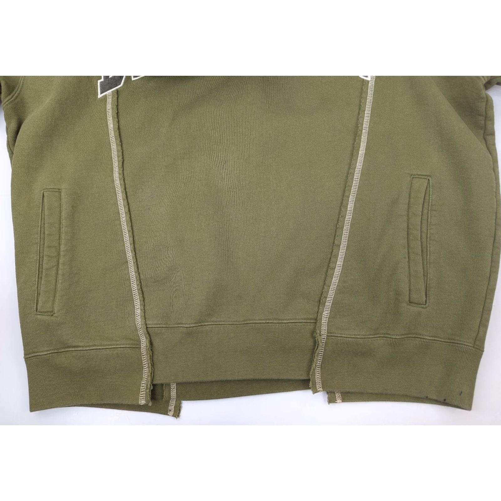 Market MARKET Hoodie Mens Large Pullover Olive Green Graphic Print Sweater Streetwear Hip Hop Designer Size US L / EU 52-54 / 3 - 4 Thumbnail