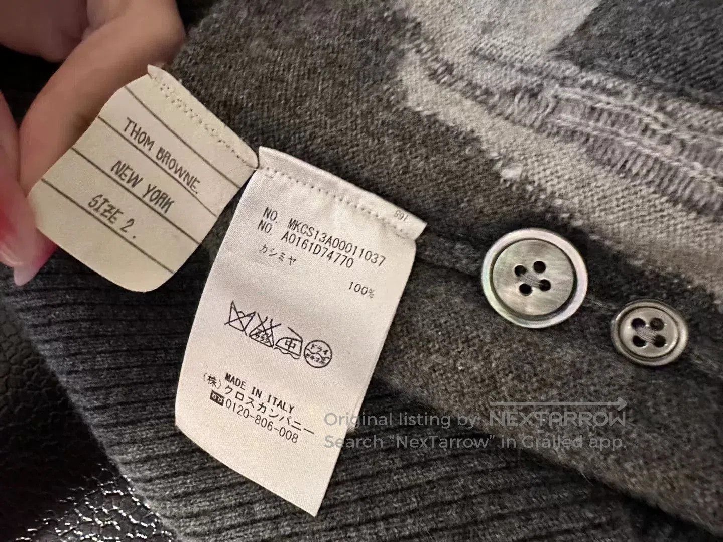 Thom Browne Thom Browne 16ss Limited Knit Cardigan. Size US M / EU 48-50 / 2 - 3 Thumbnail