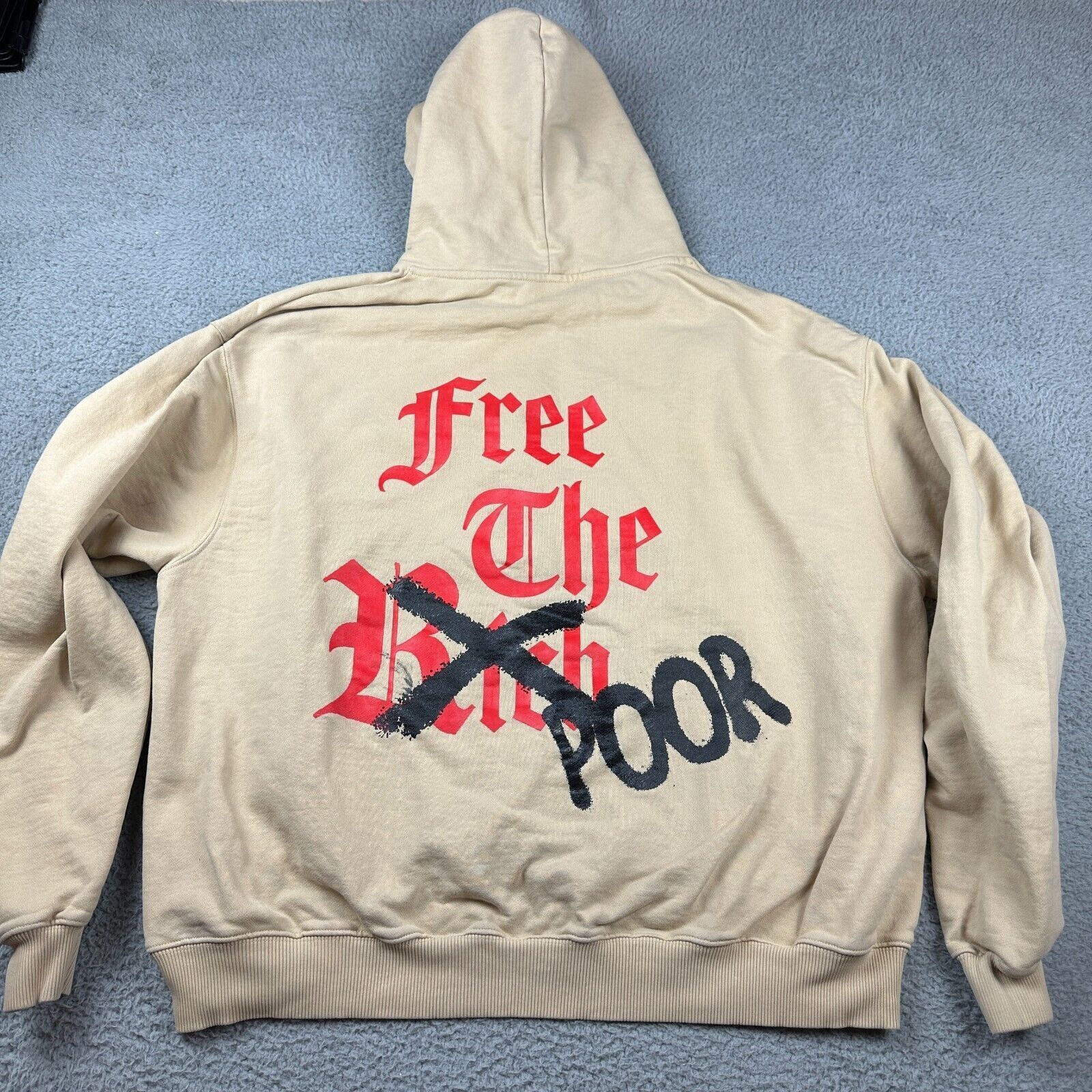 Other Free The Poor Hoodie Logo Graphics Pullover Casual Men Brown Size US L / EU 52-54 / 3 - 1 Thumbnail