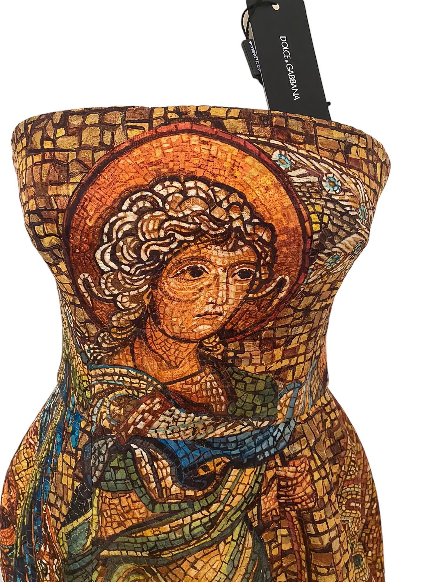 Dolce & Gabbana RARE MOSAIC DRESS Size XS / US 0-2 / IT 36-38 - 2 Thumbnail