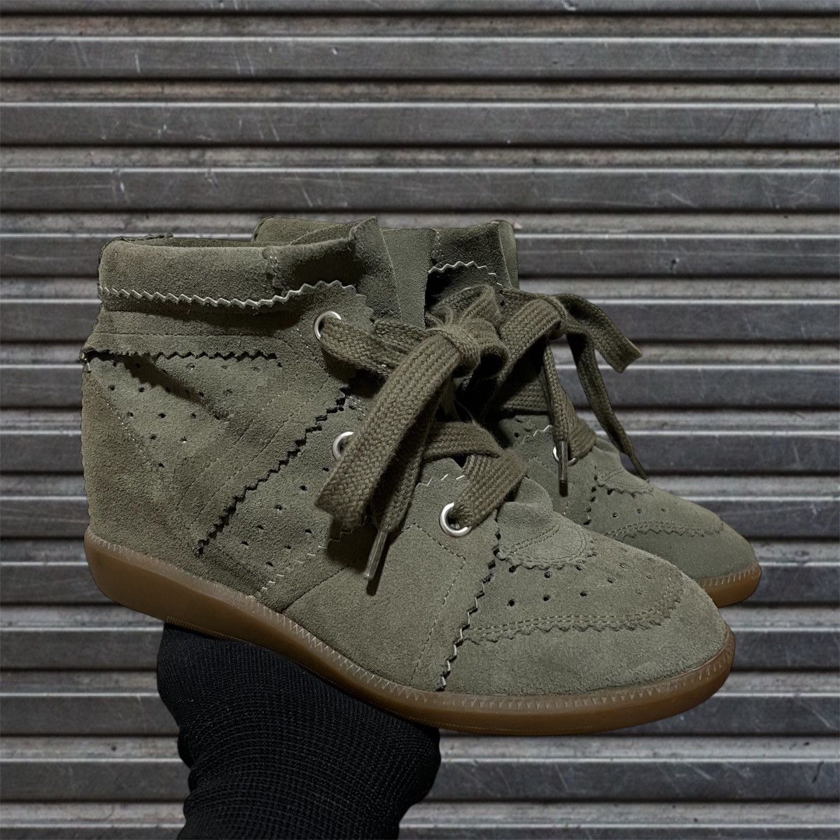Isabel Marant Etoile Isabel Marant Étoile Bobby Wedge Sneakers Size US 7 / IT 37 - 1 Thumbnail