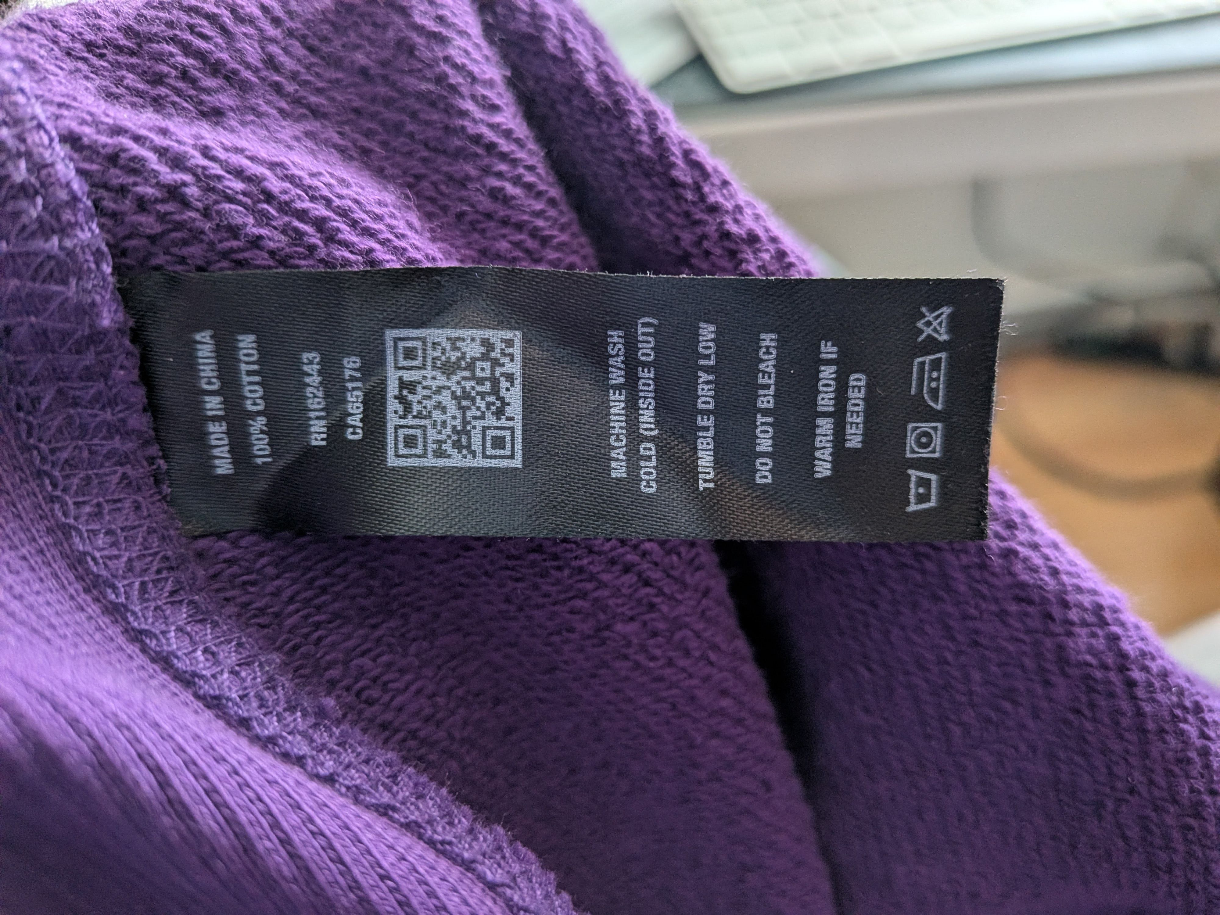 Ebbets Field Flannels Minnesota Vikings Raglan Hooded Sweatshirt Size US XXL / EU 58 / 5 - 8 Thumbnail