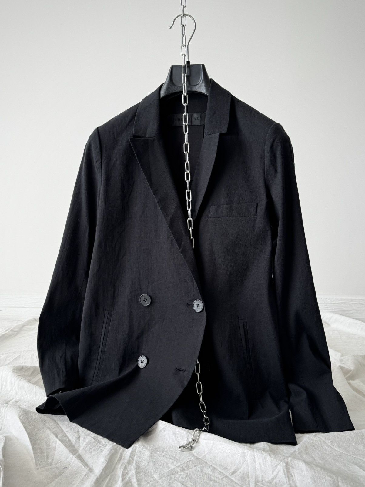 Designer Jenni Kayne ‘Jones’ Women’s Double Breasted Black Blazer Size M / US 6-8 / IT 42-44 - 3 Thumbnail