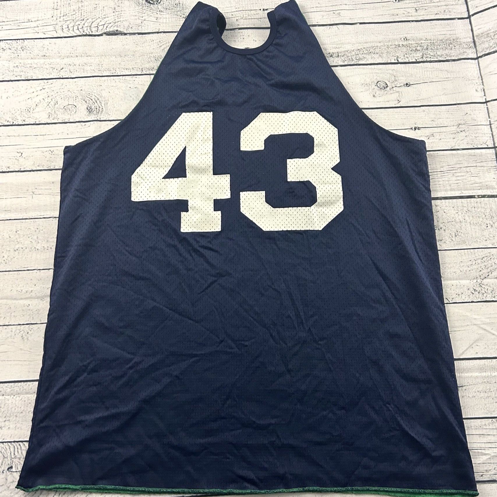 Vintage VINTAGE Overland High School Reversible Basketball Jersey Men Large Blue Green Size US L / EU 52-54 / 3 - 5 Thumbnail