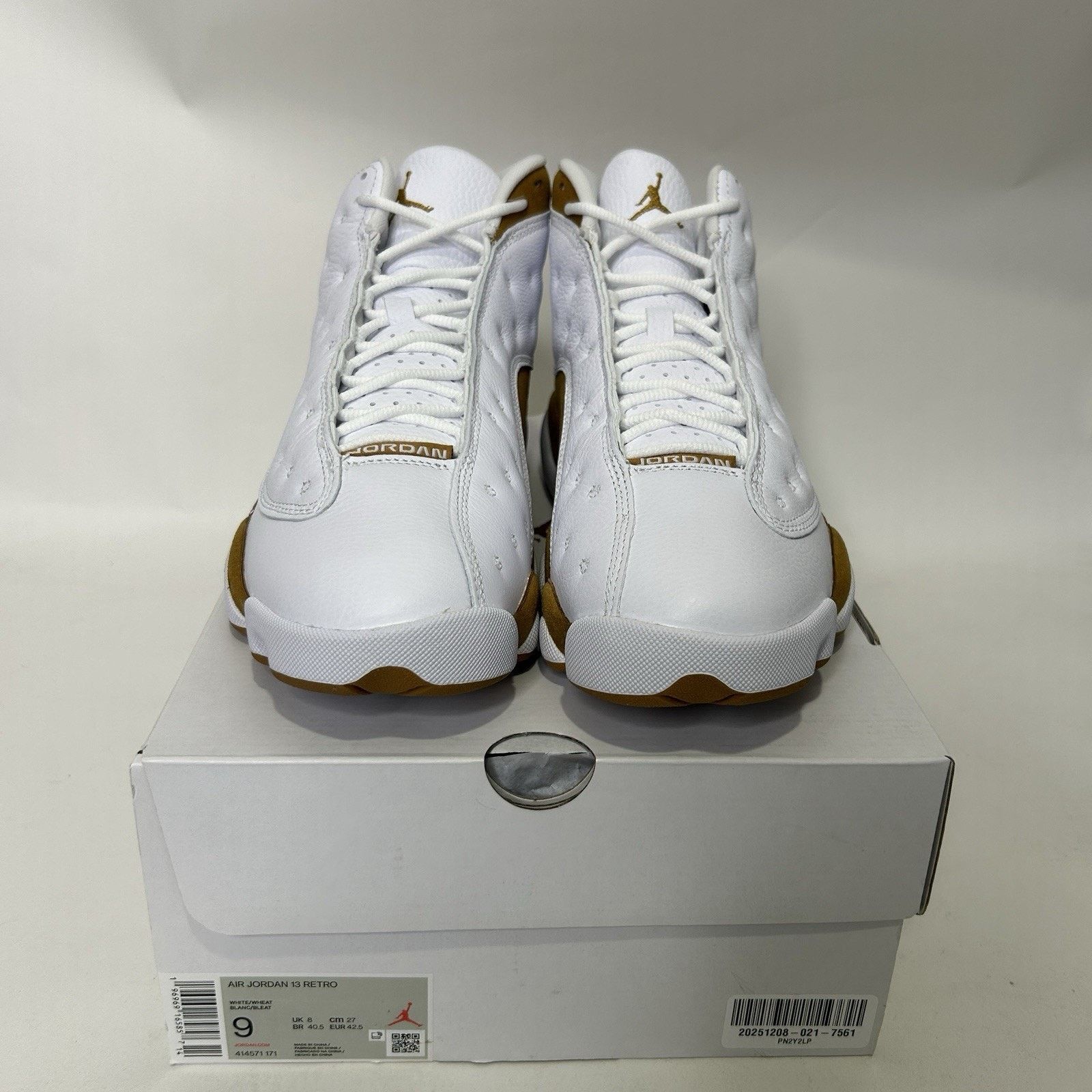 Jordan Brand Nike Air Jordan 13 Retro “Wheat White” 2023 Size US 9 / EU 42 - 2 Thumbnail