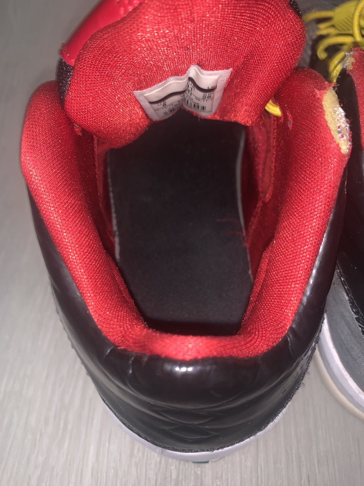 Jordan Brand × Nike Nike Air Jordan MELO M8 Advance Metallic GreenRed 542240-084 Size US 8 / EU 41 - 15 Thumbnail