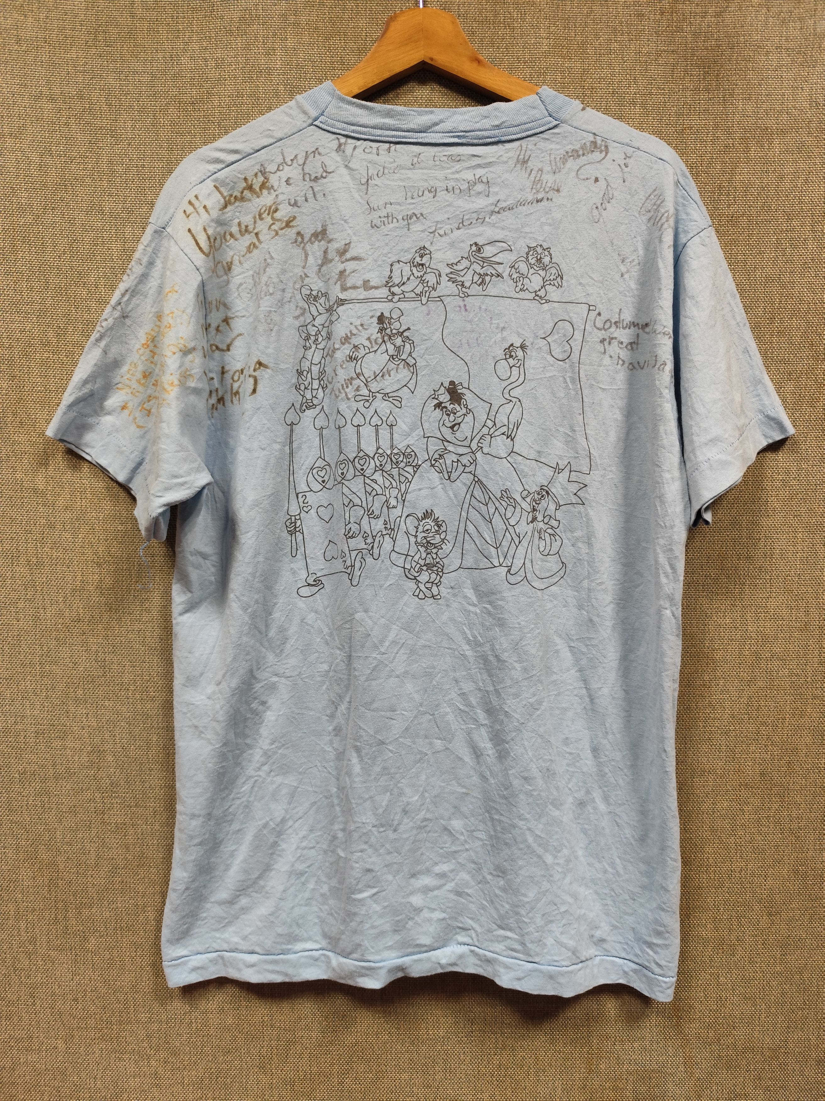 Other Vintage 90s Alice In Wonderland Tee Size US L / EU 52-54 / 3 - 2 Thumbnail