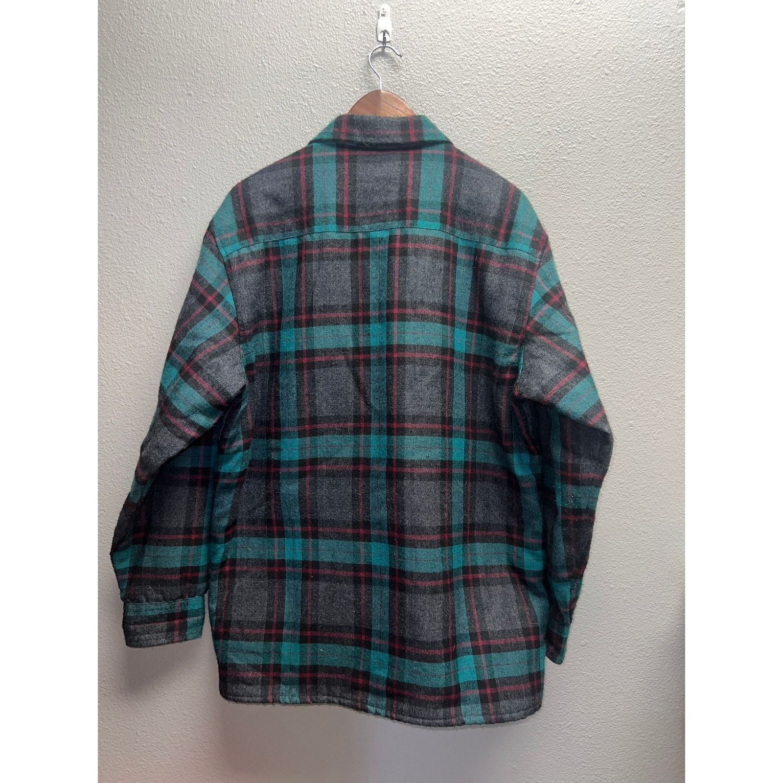 Vintage Vintage Trail's End Flannel Shirt Quilted Lined Plaid VTG L Size US L / EU 52-54 / 3 - 8 Thumbnail