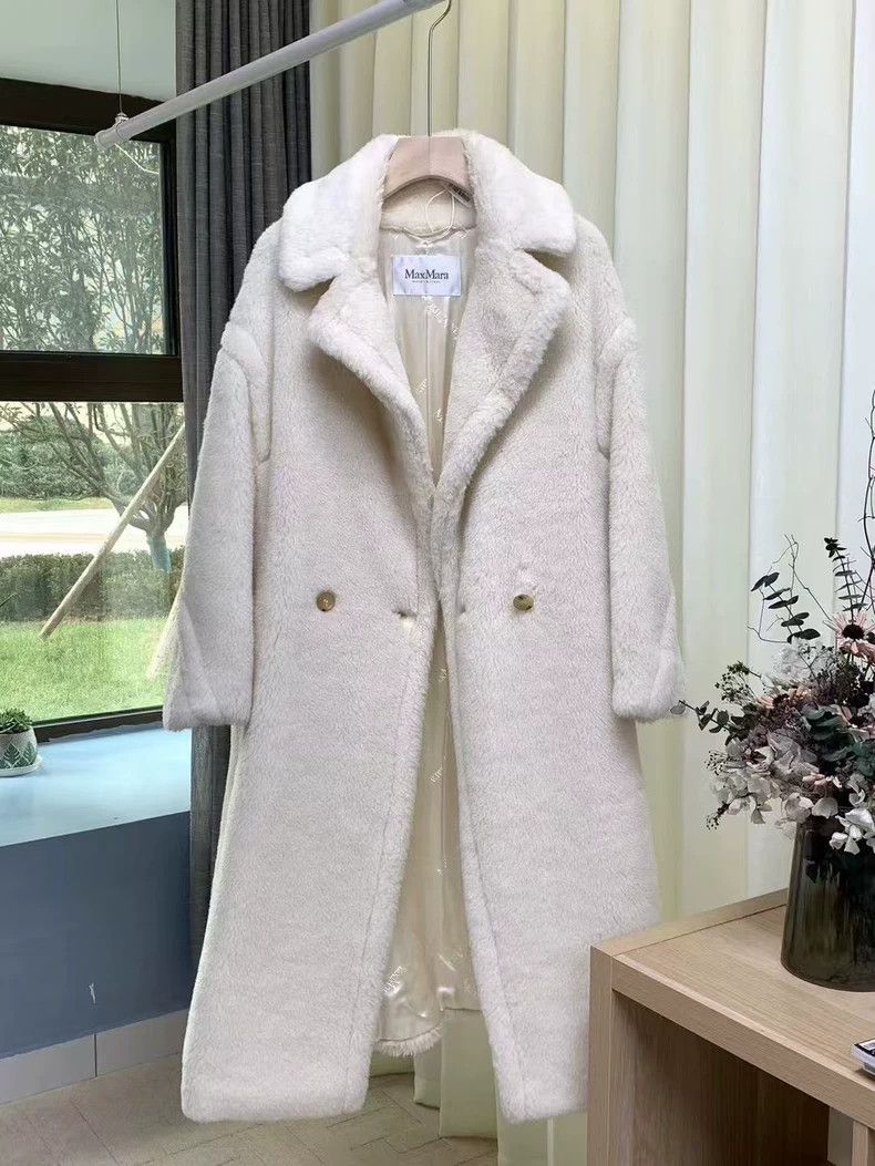 Max Mara Max Mara White teddy bear coat Size S / US 4 / IT 40 - 6 Thumbnail