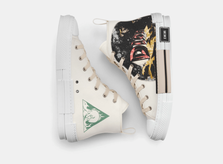 Dior o1w1db10525 3SH129 B23 High-Top Sneakers in White Size US 12 / EU 45 - 9 Thumbnail