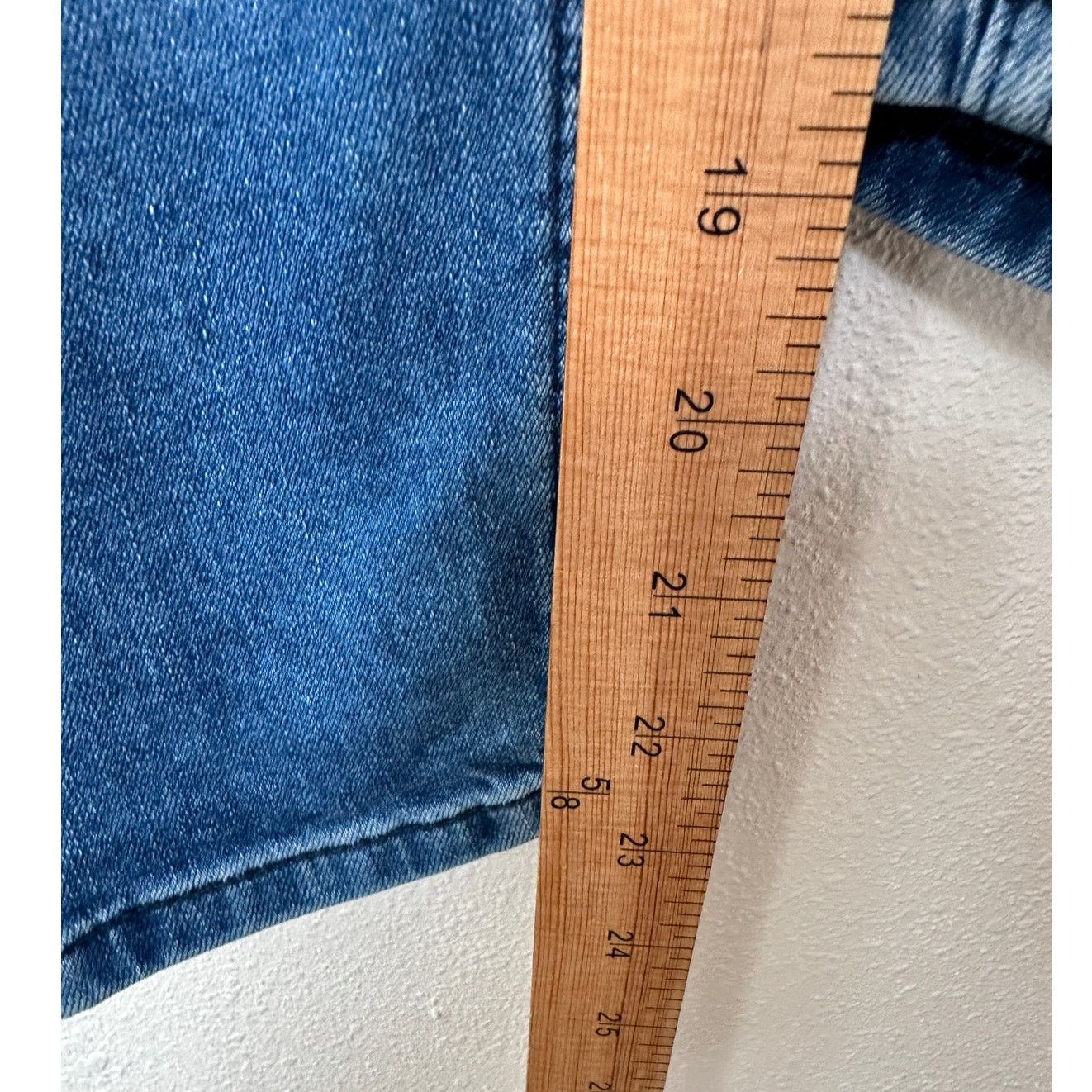 Free People Free People Medium Wash Distressed High Waist Skinny Jean 29 Size 29" - 10 Thumbnail