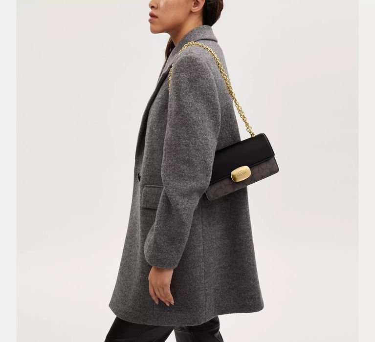 Coach Eliza Flap Crossbody In Signature Canvas | Grailed