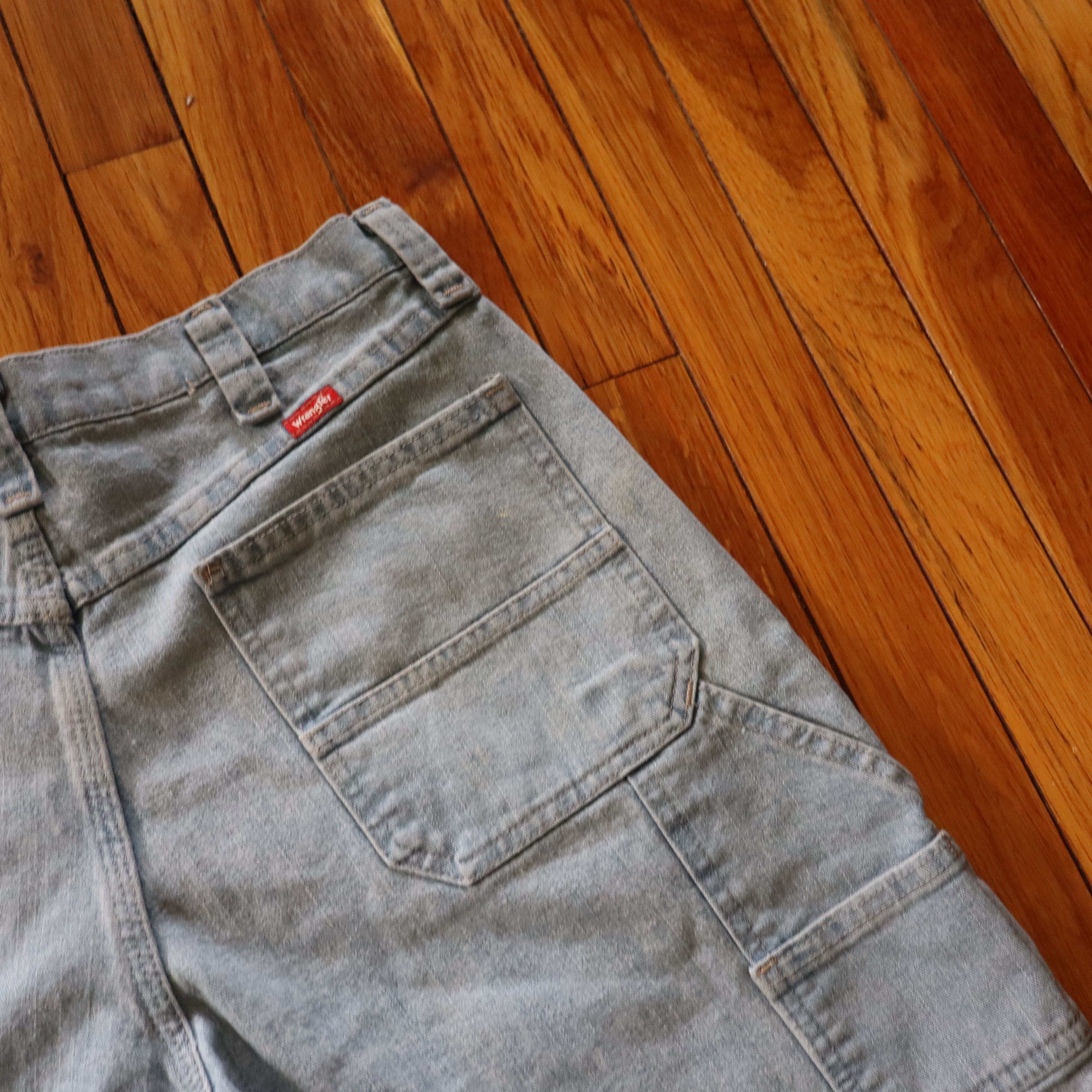 Carhartt × Dickies × Wrangler 90s Wide Leg Baggy Skater Carpenter Denim Shorts Jorts 34 Size US 34 / EU 50 - 4 Thumbnail
