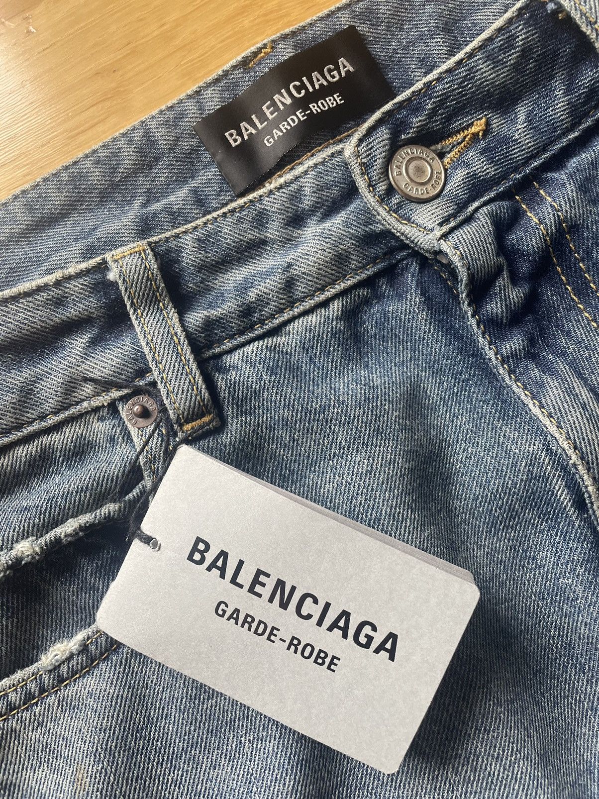 Balenciaga Balenciaga flared jeans Size US 27 - 3 Thumbnail
