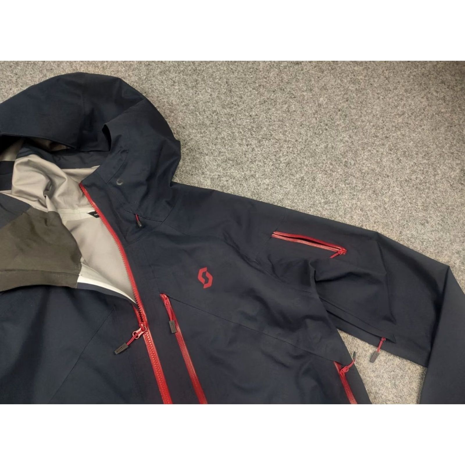 Vintage SCOTT Explorair 3L Jacket Mens XL Blue Windbreaker Hooded Pockets Softshell Membrane Outdoor Camp Hiking 3L Size US XL / EU 56 / 4 - 4 Thumbnail