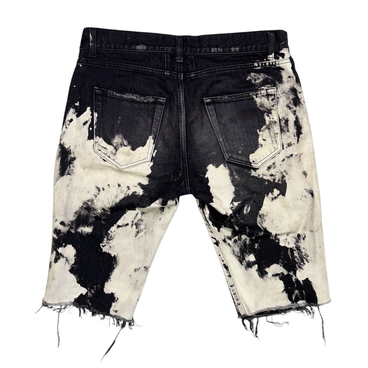 Saint Laurent Paris SAINT LAURENT PARIS SS16 ACID WASH D02 CUTOFF SHORTS Size US 32 / EU 48 - 3 Thumbnail