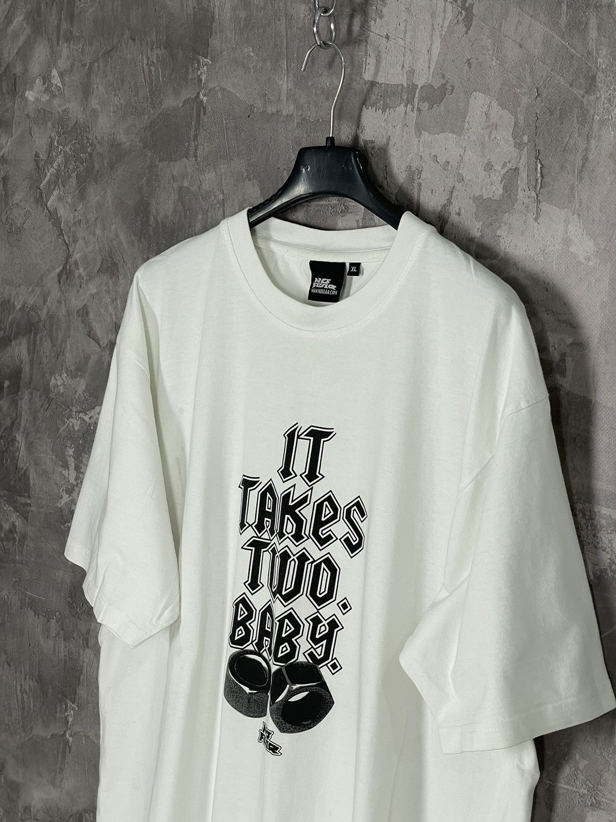 No Fear × Vintage Vintage 90s No Fear T-Shirt / “It Takes two baby” streetwear Size US XL / EU 56 / 4 - 8 Thumbnail