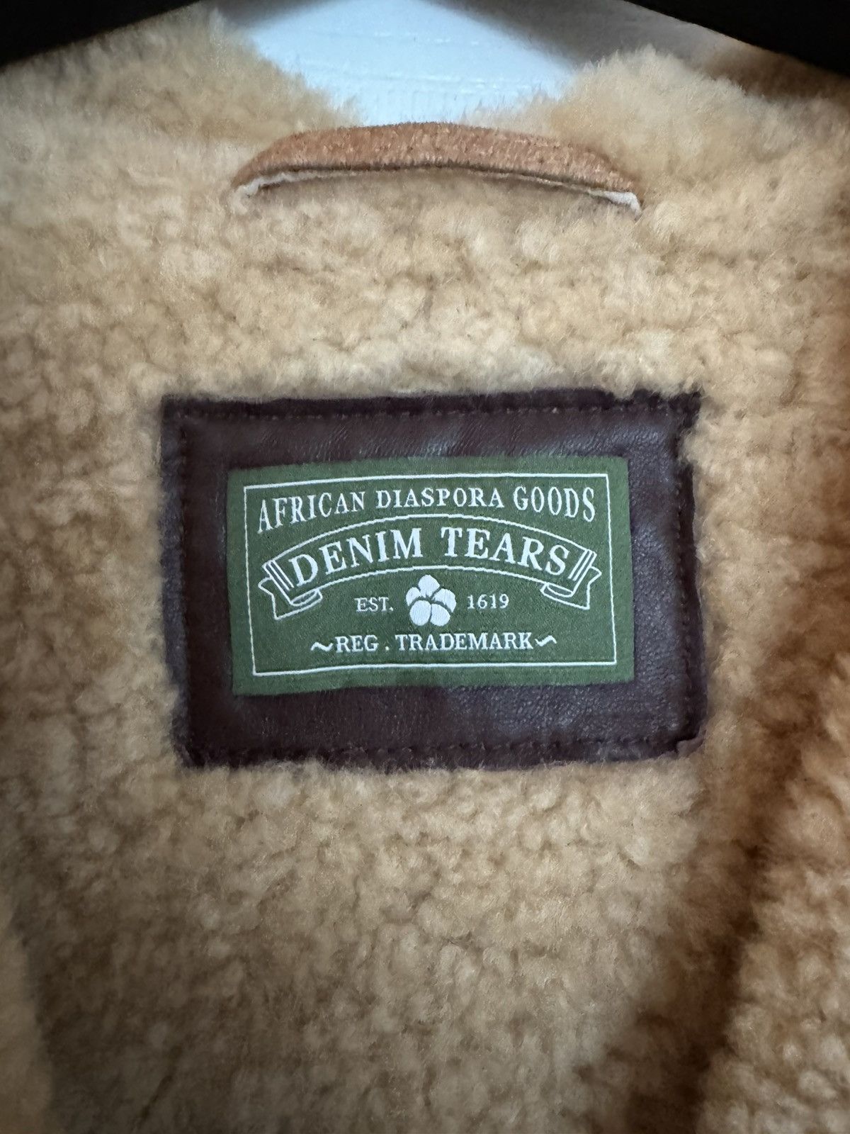DENIM TEARS Denim Tears Winter Recess NYC Shearling Jacket Size US XL / EU 56 / 4 - 2 Thumbnail