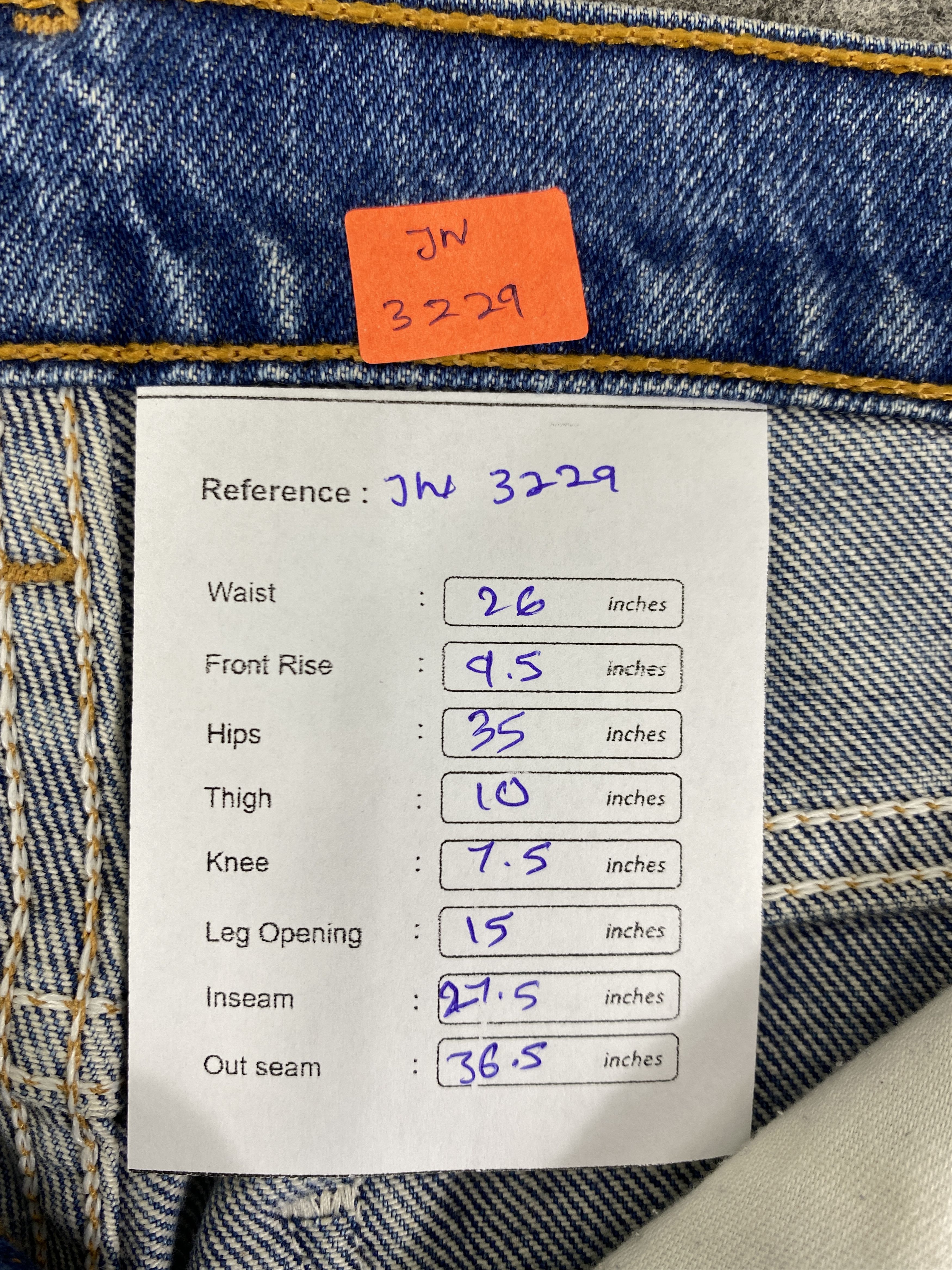 Japanese Brand Blue Vintage Levis 653 Orange Tab Jeans 26x27.5 - JN3229 Size US 26 / EU 42 - 8 Thumbnail